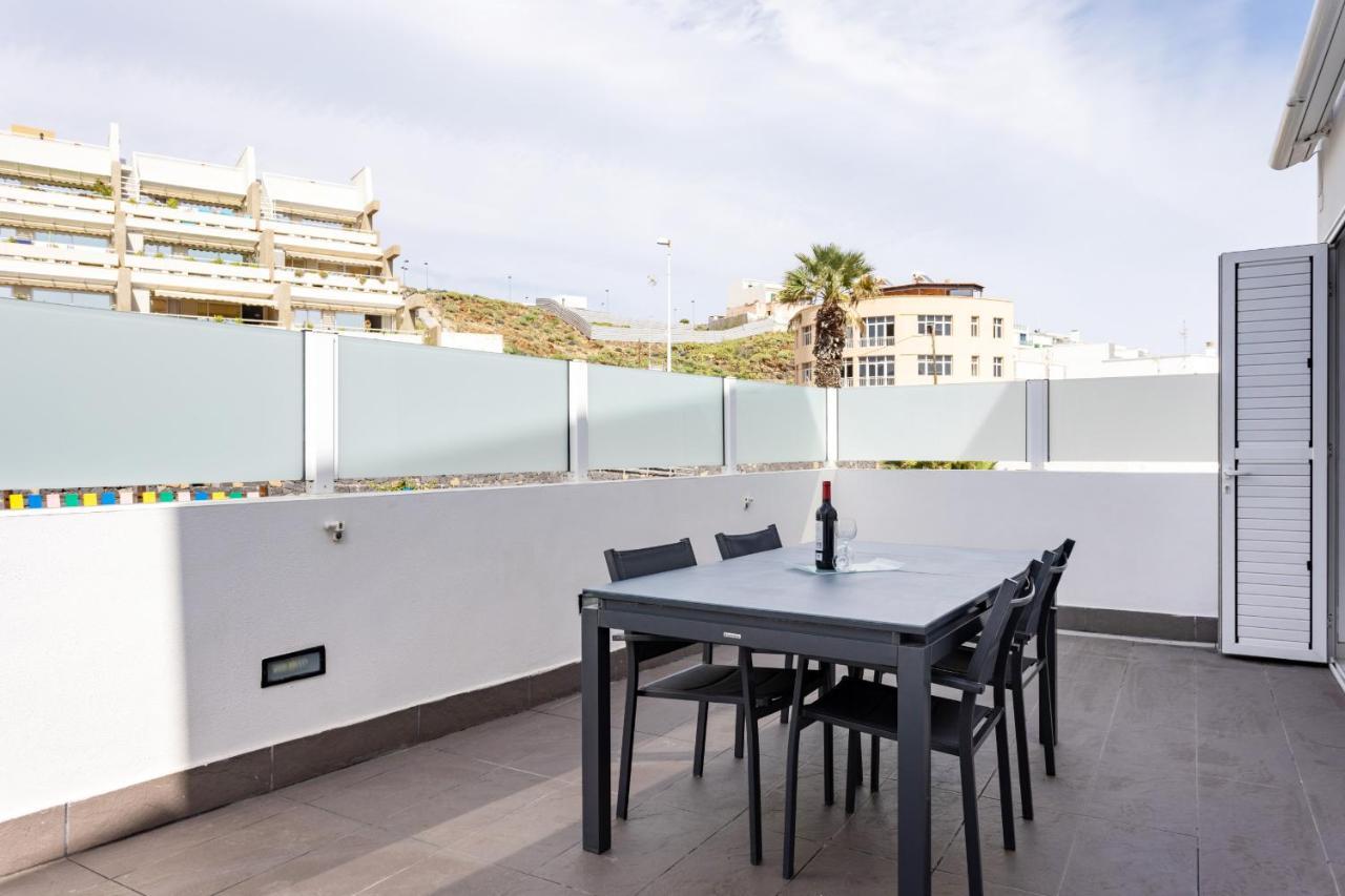 Luxury Frontline Poris De Abona Villa Exterior foto